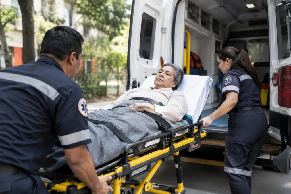 Ambulancia particular: cuándo pedirla y qué revisar
