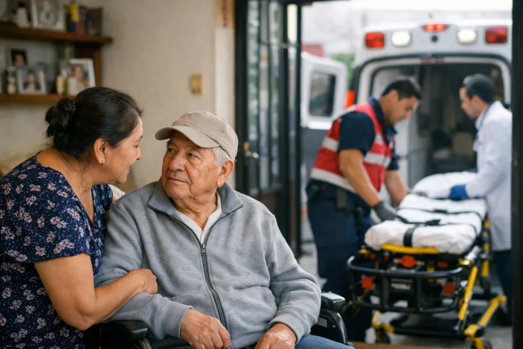 Cómo solicitar traslado sanitario seguro