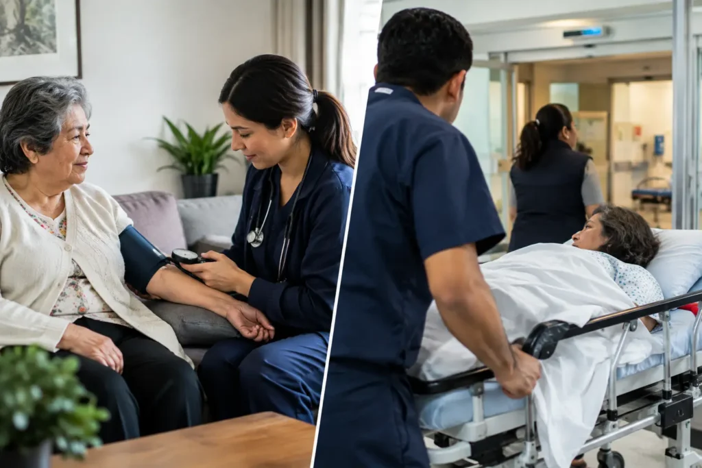 ¿Urgencias a domicilio versus hospital? Cómo elegir