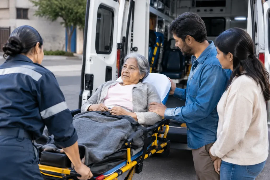 Guía de uso seguro de ambulancias para familias